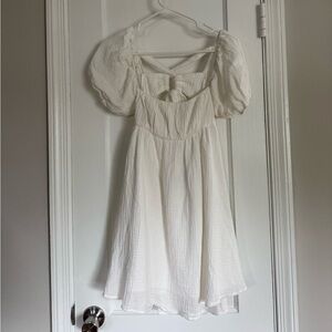 Princess Polly Let’s Dance White Mini Dress - Size 2